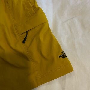 Men’s North Face Mustard Belted Shorts